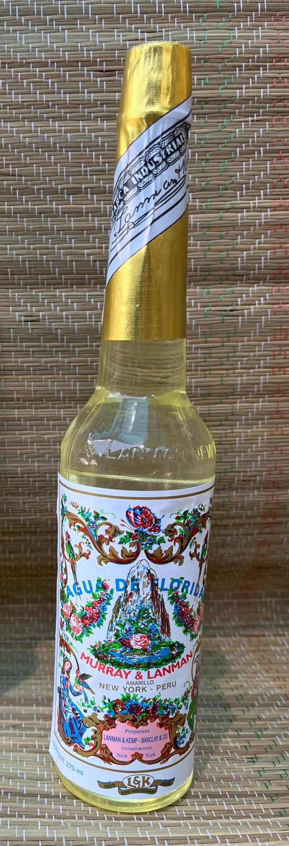 Florida Water - Colonia - Agua Florida - Cologne - Amarilla