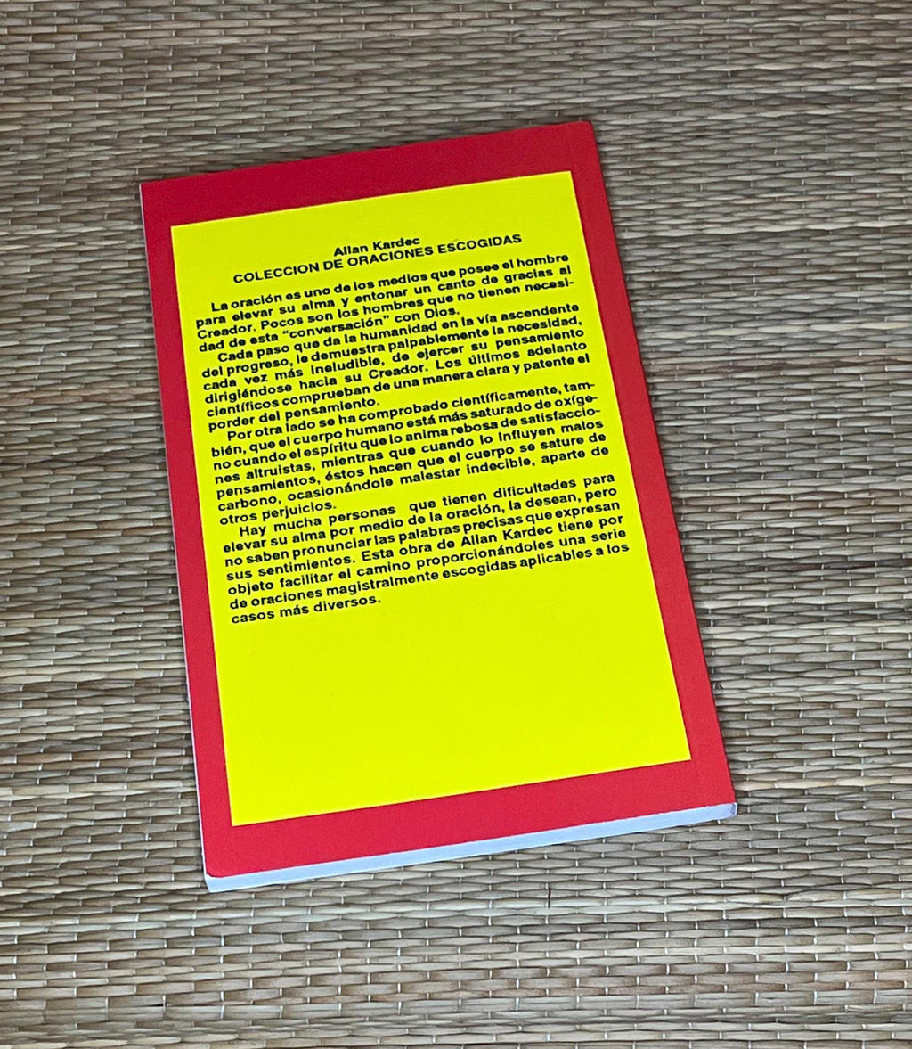 Libro - Colleccion de Oraciones Escogidas - Collection of Selected Prayers - Book